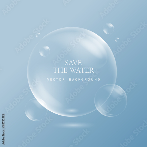 transparent water droplets