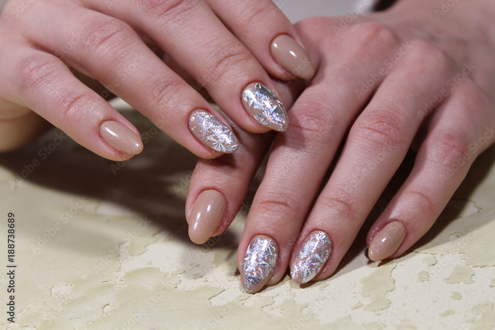 beautiful beige manicure beautiful beige manicure