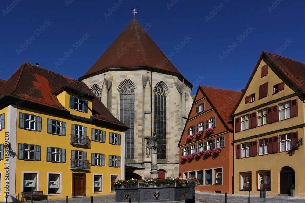 Naklejka premium Dinkelsbühl, Bayern, Deutschland