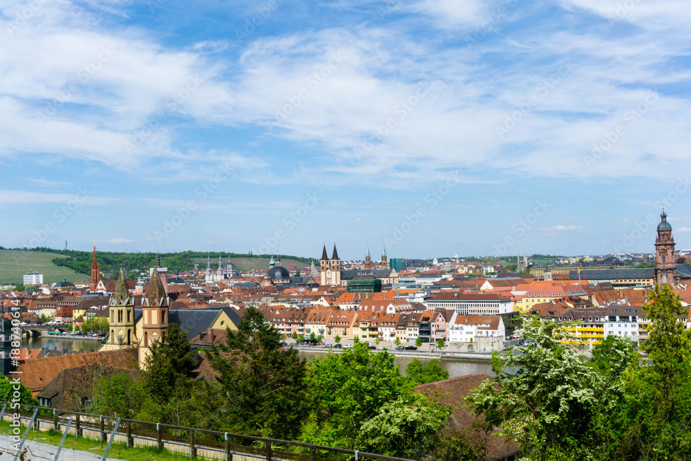 Stadtpanorama panorama Würzburg