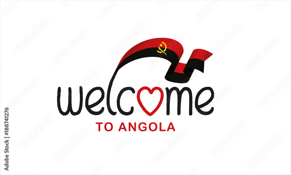 Angola flag background Angola flag background
