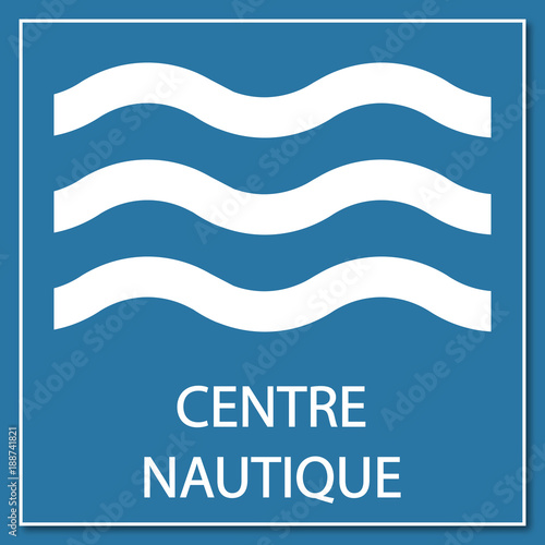 Logo centre nautique.
