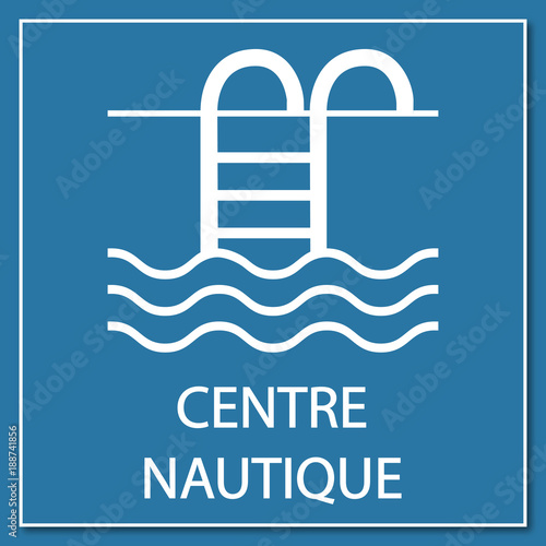 Logo centre nautique.