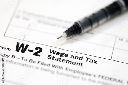 Obraz na płótnie United States tax documents. w salonie
