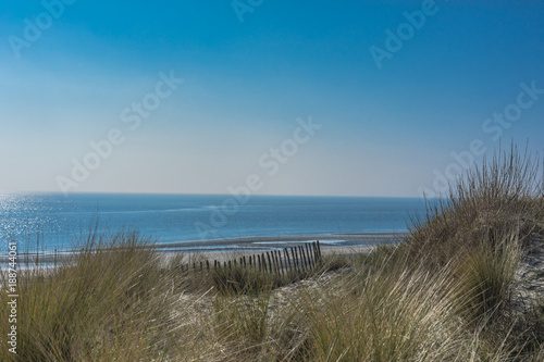 Dunes And Beach At The North Sea