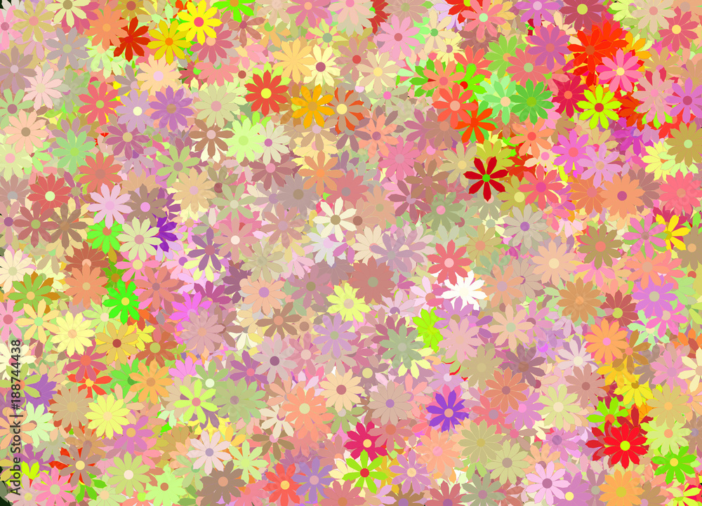 Abstracted Daisies