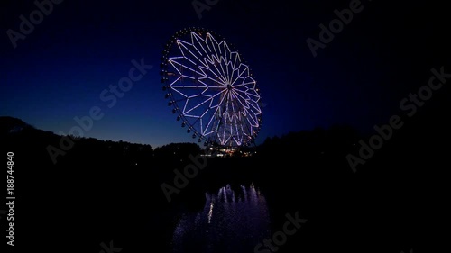 夜景の大観覧車