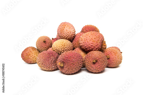 Bunch of Lychee fruits