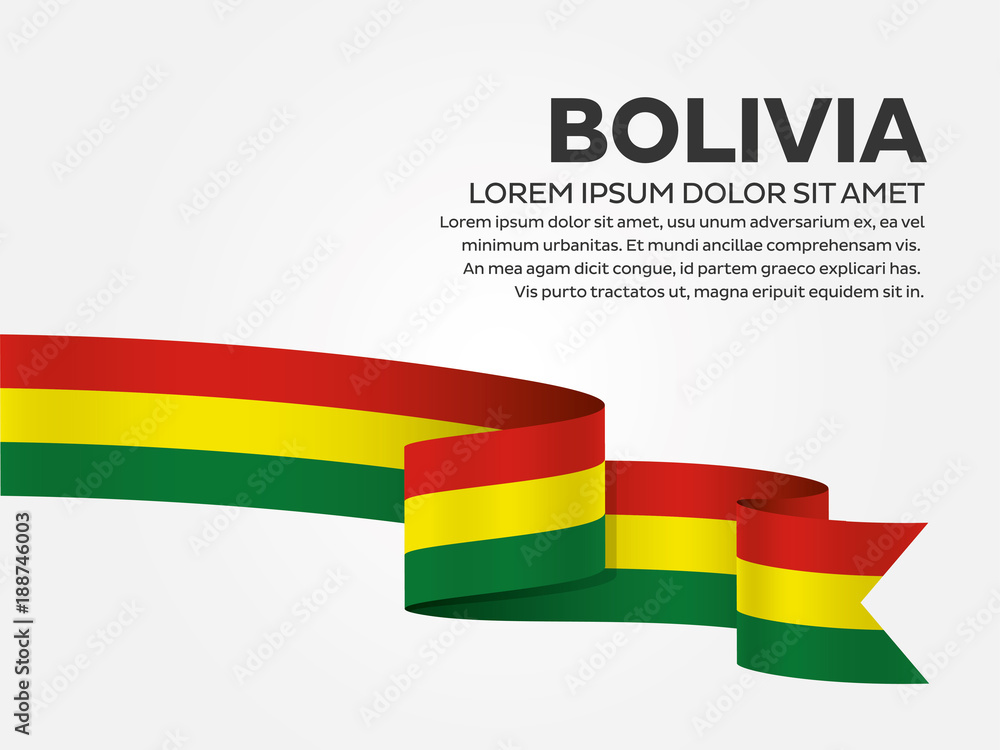 Fototapeta premium Bolivia flag background