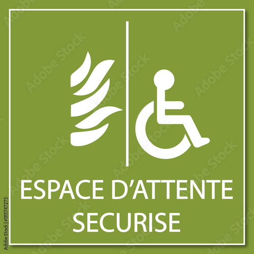Logo espace d'attente sécurisé.