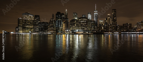 New York City Skyline bei Nacht © Manfred Kollegger