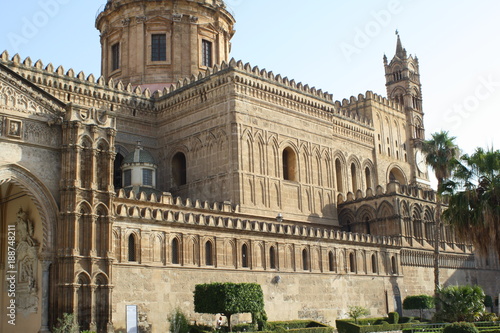 Italy, palermo. duomo square. Santa Vergine Maria Assunta cathedral