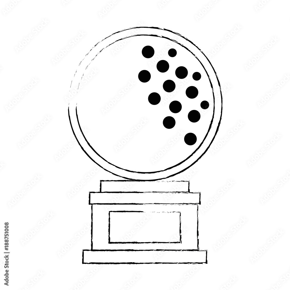 golf ball championship award icon vector illustration design golf ball championship award icon vector illustration design