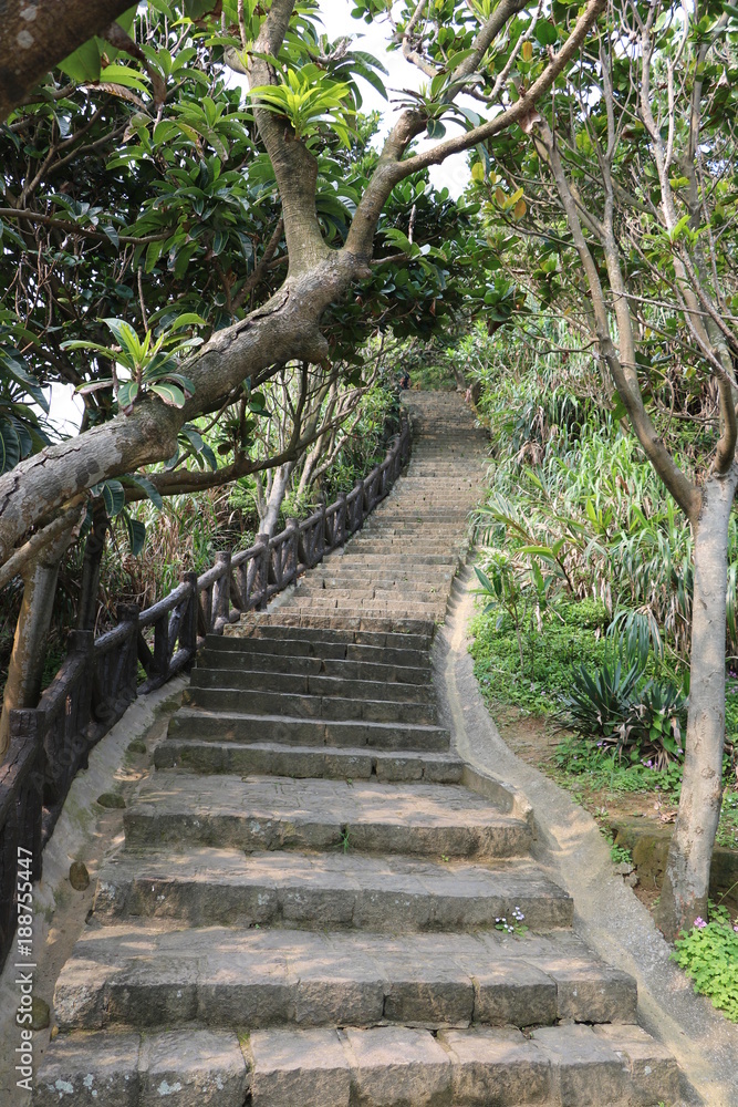 Himmlische Treppe im Yehliu Geo Park, Taiwan
