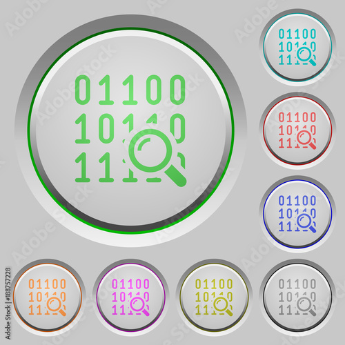 Code analysis push buttons