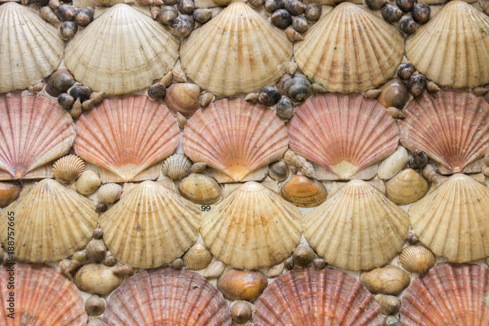 Shell house in Tazones, a small town in the cost of Asturias