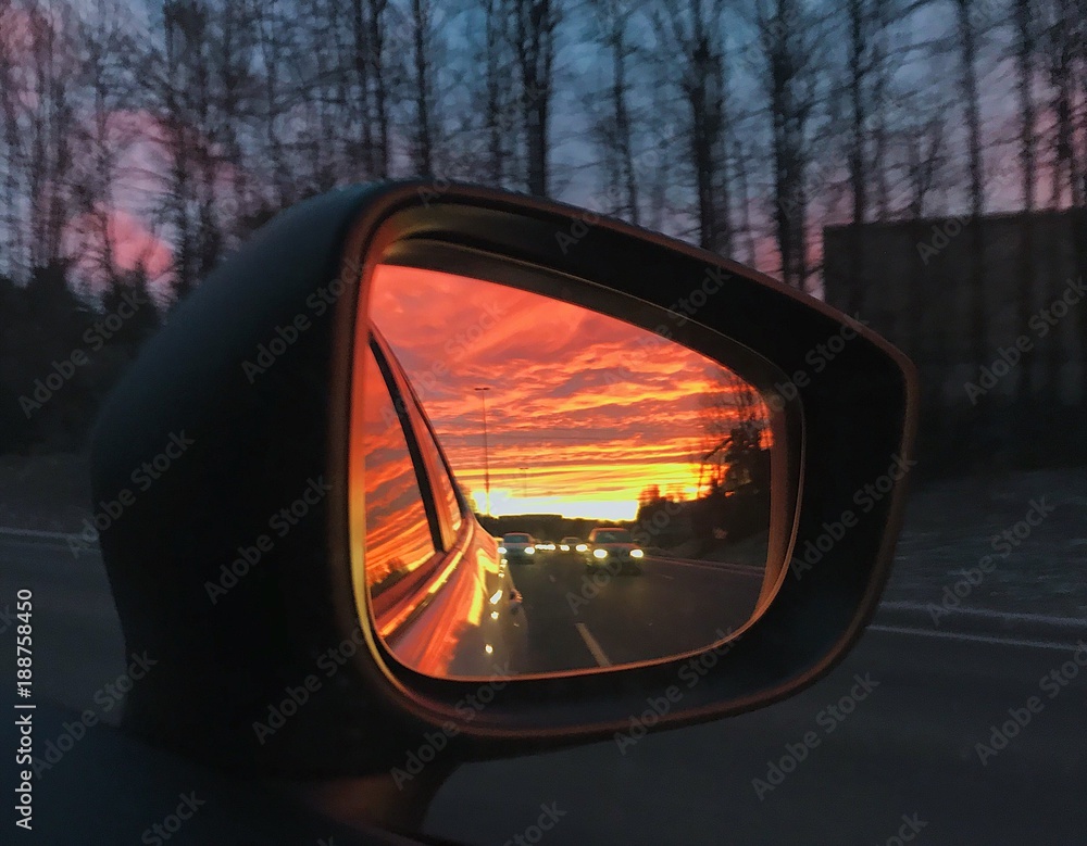 sunset reflection sunset reflection