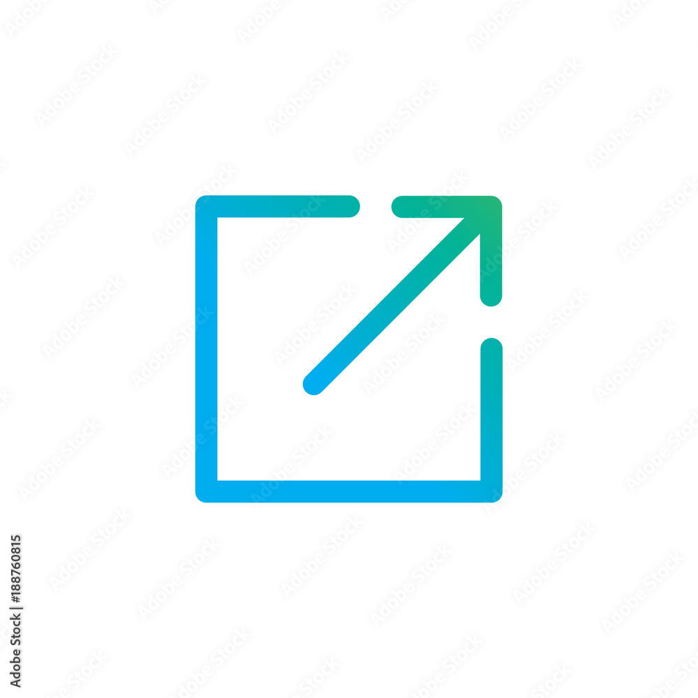 External Link Icon with Arrow & Box for leaving site External Link Icon with Arrow & Box for leaving site