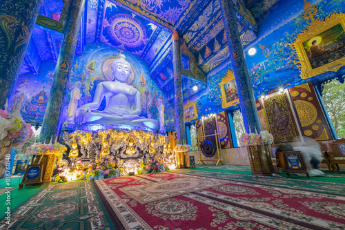  Blue Temple or Wat Rong Sua Ten is one of the landmark of Chiang Rai Province. This place is the popular attraction for Chiang Rai trip.