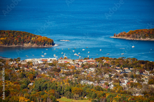 View of Bar Harbor Maine