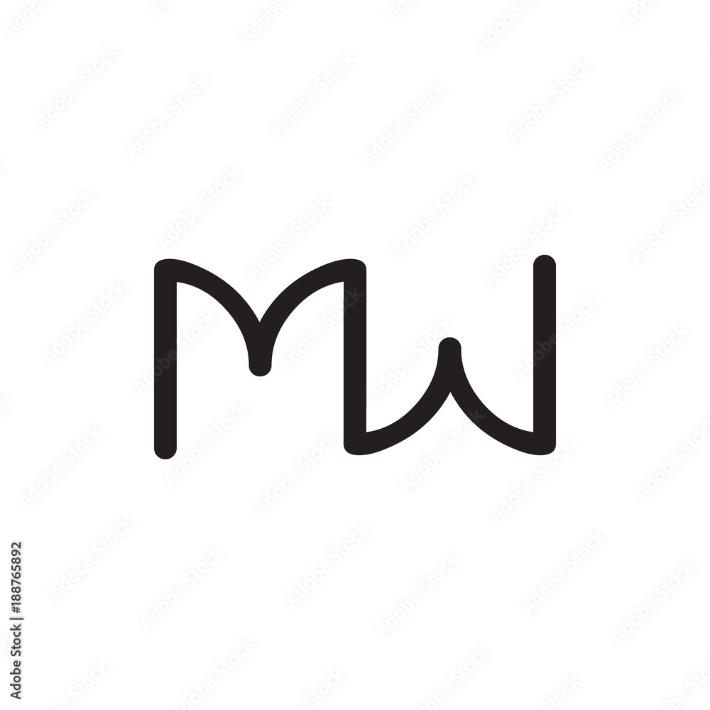 initial letter rounded logo modern initial letter rounded logo modern