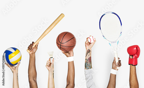 Fototapeta Naklejka Na Ścianę i Meble -  Hand holding variation of object