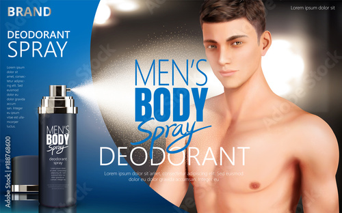 Deodorant spray ads