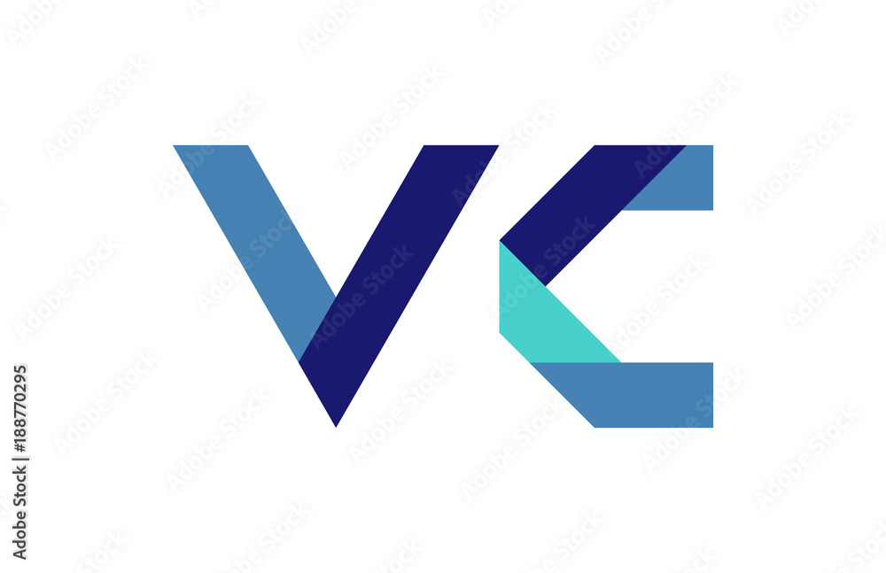 VC Ribbon Letter Logo VC Ribbon Letter Logo