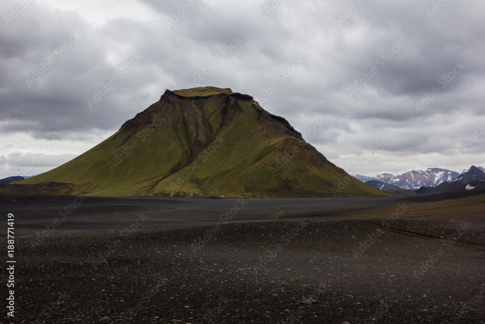 Mountain in the Black Sand
