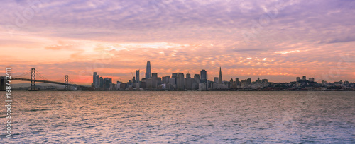 San Francisco Dramatic Winter Sunset, California, United States