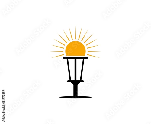 Street light logo