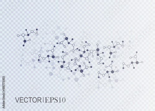Design Technology Network backgound. Connection concept