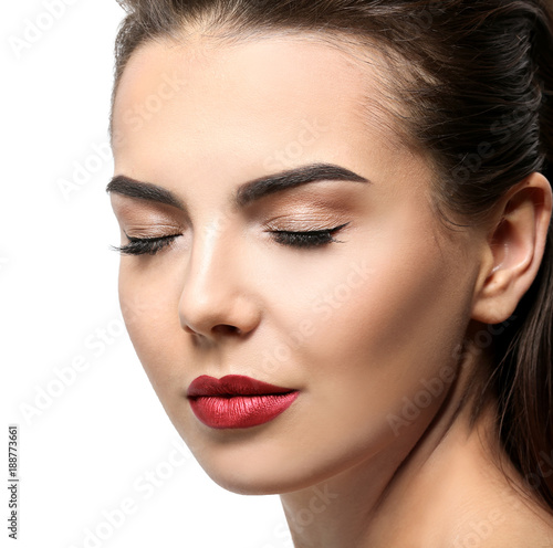 Young woman with beautiful ...
