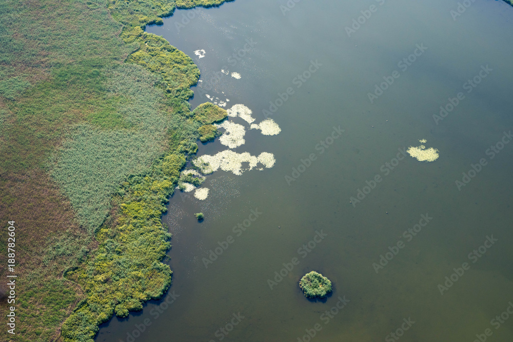 Danube Delta Aerial View over Unique Nature Danube Delta Aerial View over Unique Nature