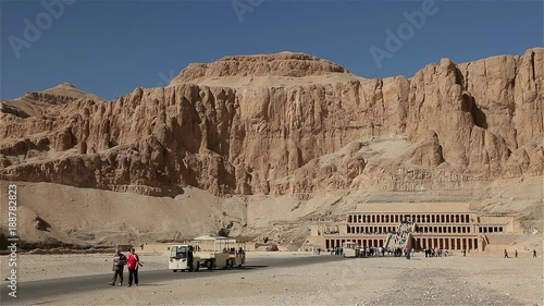 Hatshepsut Temple; Mortuary Temple Of Hatshepsut; Nile West Bank, Near Luxor, Egypt