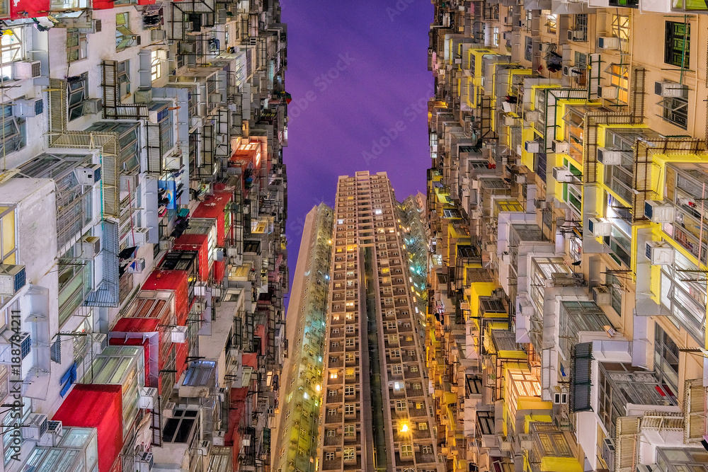 Yik Cheong Building, also known as the Monster Building, old buildings in Quarry Bay, one of famous photo spots in Hong Kong Yik Cheong Building, also known as the Monster Building, old buildings in Quarry Bay, one of famous photo spots in Hong Kong