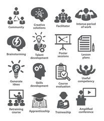 Business management icons Pack 31