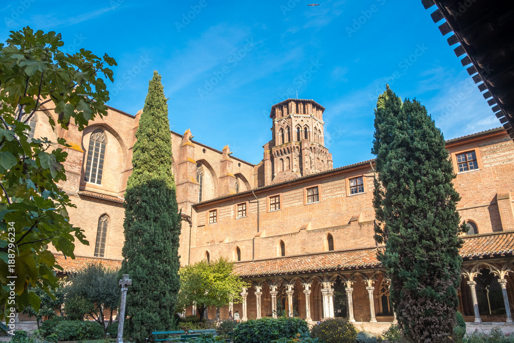 Cloister of Augustins in Toulouse France