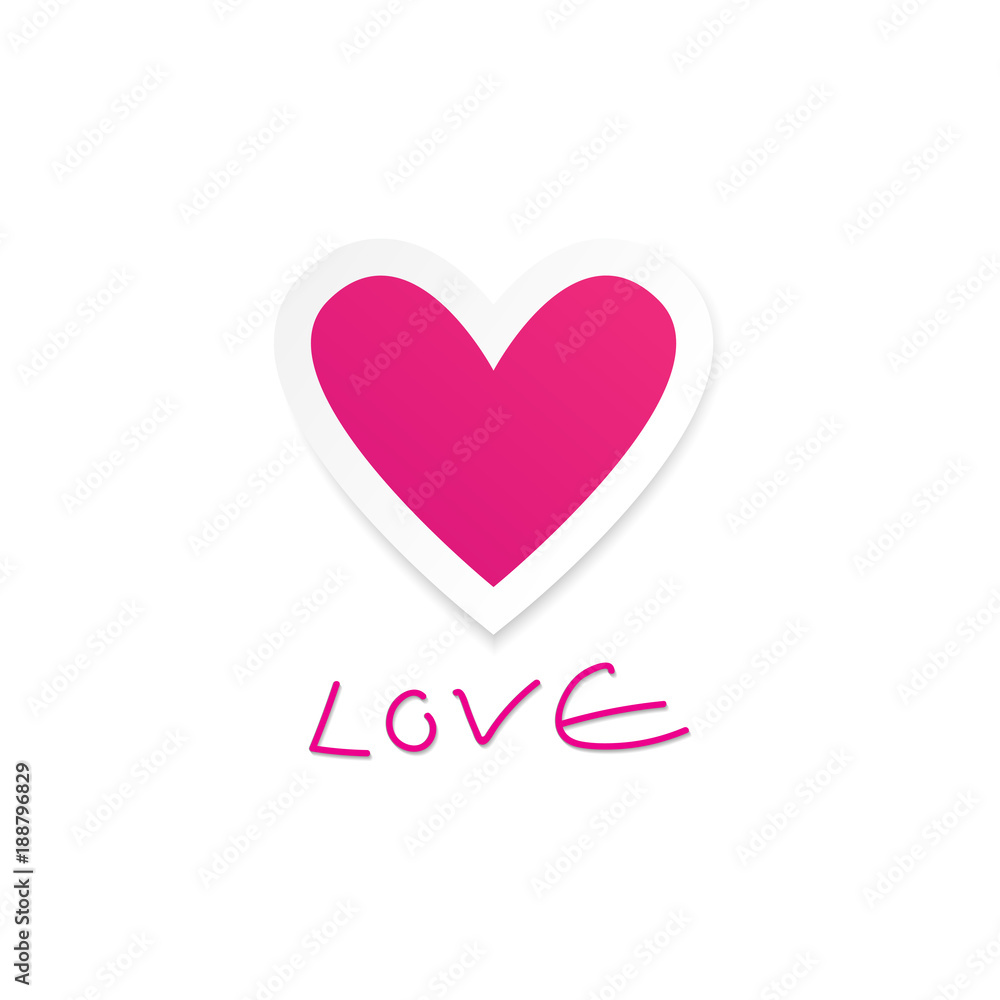 heart and love text, valentine's day background