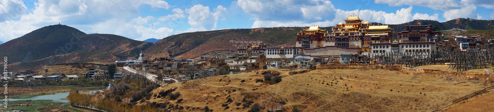 monastery in shangri la -zhongdian- ,Yunnan ,china