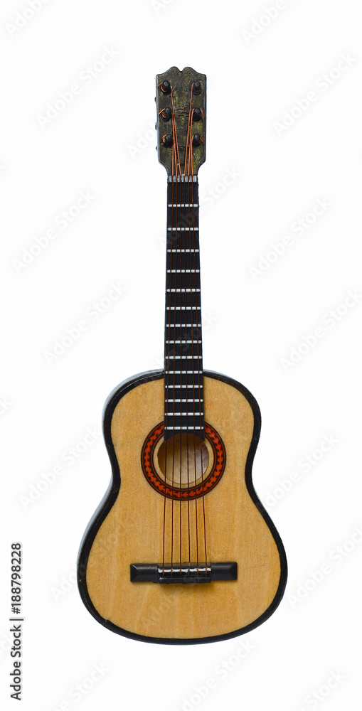 Fototapeta premium The small toy guitar