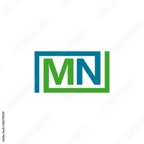 MN Logo Vector Template Design