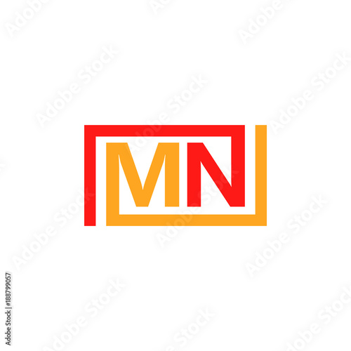MN Logo Vector Template Design