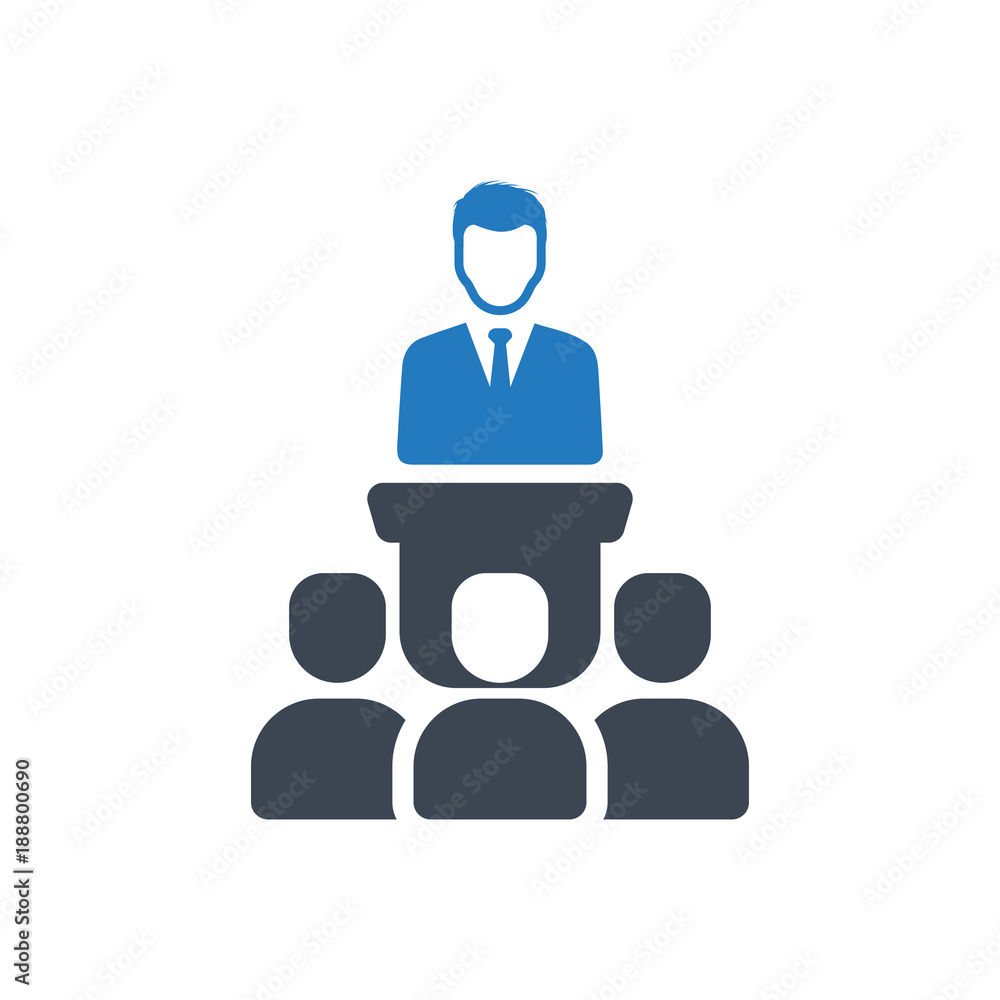 Business Conference Icon Business Conference Icon