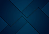 Dark blue abstract material corporate background