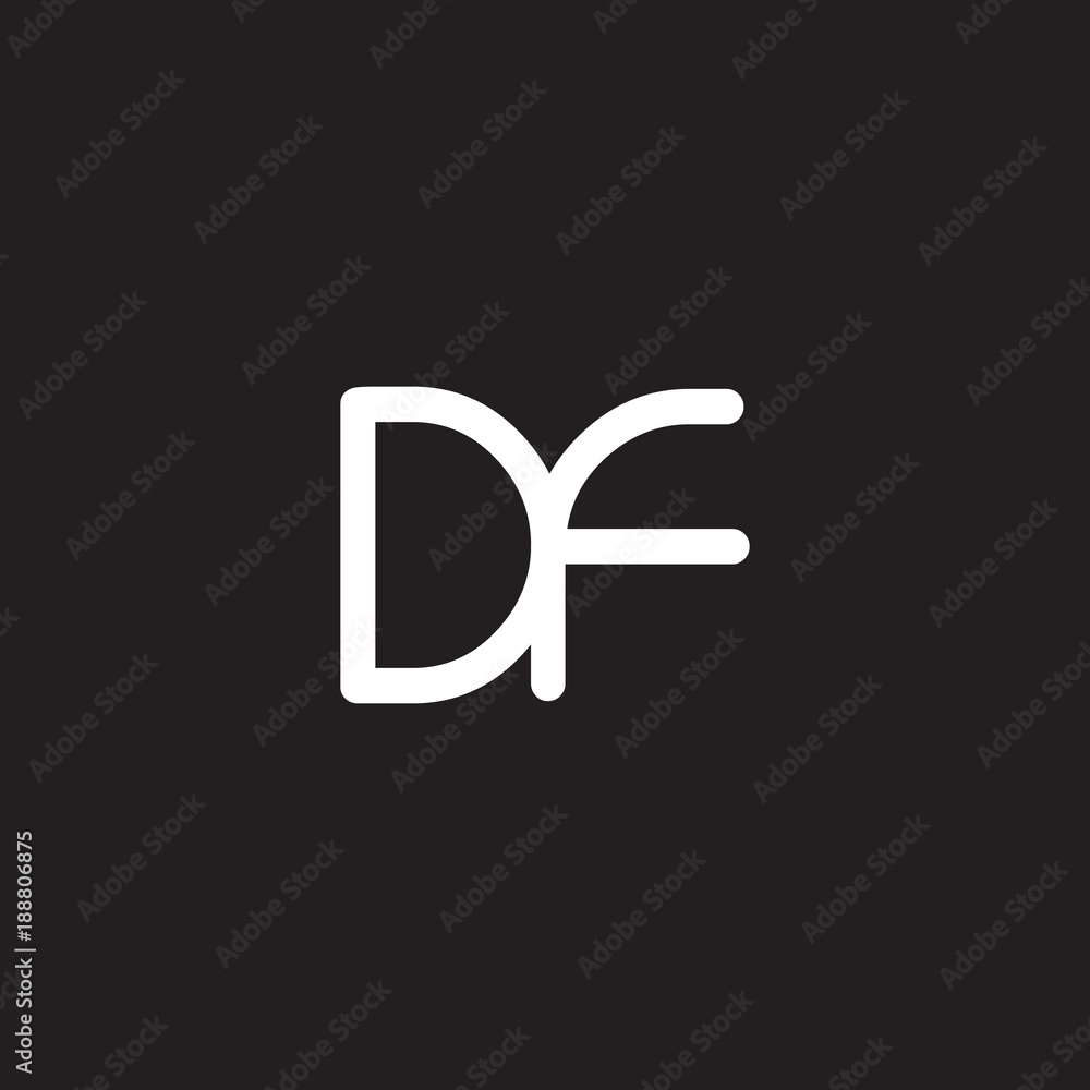 initial letter rounded logo modern white initial letter rounded logo modern white
