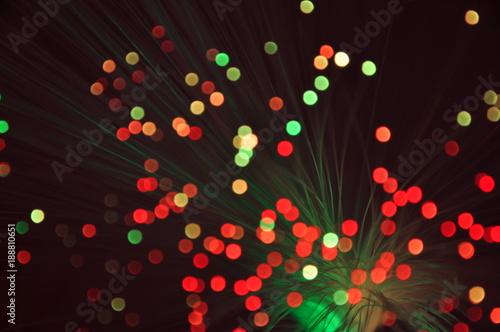 Magical holiday bokeh lights background