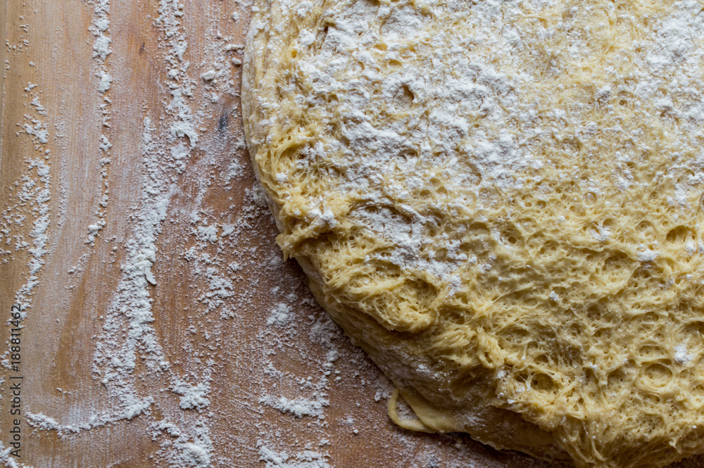 Ready dough for donuts Ready dough for donuts