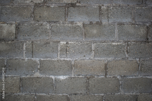 Cement brick wall