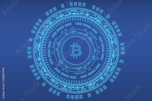 Bitcoin abstract wallpaper